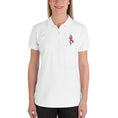 Load image into Gallery viewer, Ladies Polo Yoga Shirt - Yoga Sign - Personal Hour for Yoga and Meditations