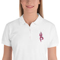 Load image into Gallery viewer, Ladies Polo Yoga Shirt - Yoga Sign - Personal Hour for Yoga and Meditations