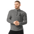Load image into Gallery viewer, Adidas Yoga Tops - Quarter Zip Pullover - Gray Eco-Friendly Yoga Top for Men - Personal Hour for Yoga and Meditations