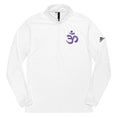 Load image into Gallery viewer, Adidas Yoga Tops - Quarter Zip Pullover - White Yoga Top for Men - Eco Friendly - Personal Hour for Yoga and Meditations