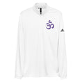 Load image into Gallery viewer, Adidas Yoga Tops - Quarter Zip Pullover - White Yoga Top for Men - Eco Friendly - Personal Hour for Yoga and Meditations