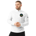 Load image into Gallery viewer, 7 Chakra Adidas Quarter Zip Pullover - Yoga Top for Men - Personal Hour for Yoga and Meditations