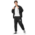 Load image into Gallery viewer, Zen Mastery - Recycled tracksuit trousers for zen and yoga - Personal Hour for Yoga and Meditations