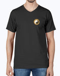 Load image into Gallery viewer, Fruit of the Loom V-Neck Yoga T-Shirt for Men - Personal Hour Logo - Personal Hour for Yoga and Meditations