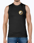 Load image into Gallery viewer, Gildan Sleeveless Yoga T-Shirt for Men - Personal Hour Logo - Personal Hour for Yoga and Meditations