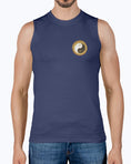 Load image into Gallery viewer, Gildan Sleeveless Yoga T-Shirt for Men - Personal Hour Logo - Personal Hour for Yoga and Meditations