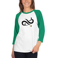 Load image into Gallery viewer, Couple Matching 3/4 sleeve raglan yoga shirt - Personal Hour for Yoga and Meditations