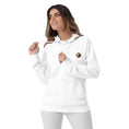 Load image into Gallery viewer, Unisex eco raglan yoga hoodie - Personal Hour for Yoga and Meditations