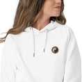 Load image into Gallery viewer, Unisex eco raglan yoga hoodie - Personal Hour for Yoga and Meditations