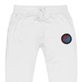 Load image into Gallery viewer, White Yoga Clothes - Unisex Loose Yoga Pants - Ying and Yang - Personal Hour for Yoga and Meditations