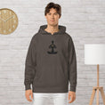 Load image into Gallery viewer, Unisex pigment-dyed yoga hoodie - Personal Hour for Yoga and Meditations