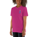 Load image into Gallery viewer, Premium Yoga Principles Unisex Pink T-shirt - Personal Hour for Yoga and Meditations