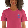 Load image into Gallery viewer, Premium Yoga Principles Unisex Pink T-shirt - Personal Hour for Yoga and Meditations