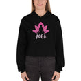 Load image into Gallery viewer, Fashionable Crop Hoodie - Yoga Top for Women - Personal Hour for Yoga and Meditations