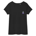 Load image into Gallery viewer, Balanced Lady Women’s fitted v-neck Yoga t-shirt - Personal Hour for Yoga and Meditations