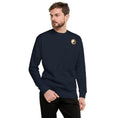 Load image into Gallery viewer, Yoga Fleece Pullover - Comfortable fit - Crew Neck - Charcoal with Personal Hour Logo - Personal Hour for Yoga and Meditations