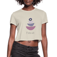 Load image into Gallery viewer, Yoga Principles - Women's Cropped T-Shirt for yoga - Personal Hour for Yoga and Meditations