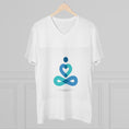 Load image into Gallery viewer, Men’s Presenter Yoga and Pilates V-neck - Personal Hour for Yoga and Meditations 
