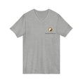 Load image into Gallery viewer, PersonalHour Logo V-Neck Tee — Minimalist Branded White T-Shirt
