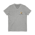 Load image into Gallery viewer, PersonalHour Logo V-Neck Tee — Minimalist Branded White T-Shirt
