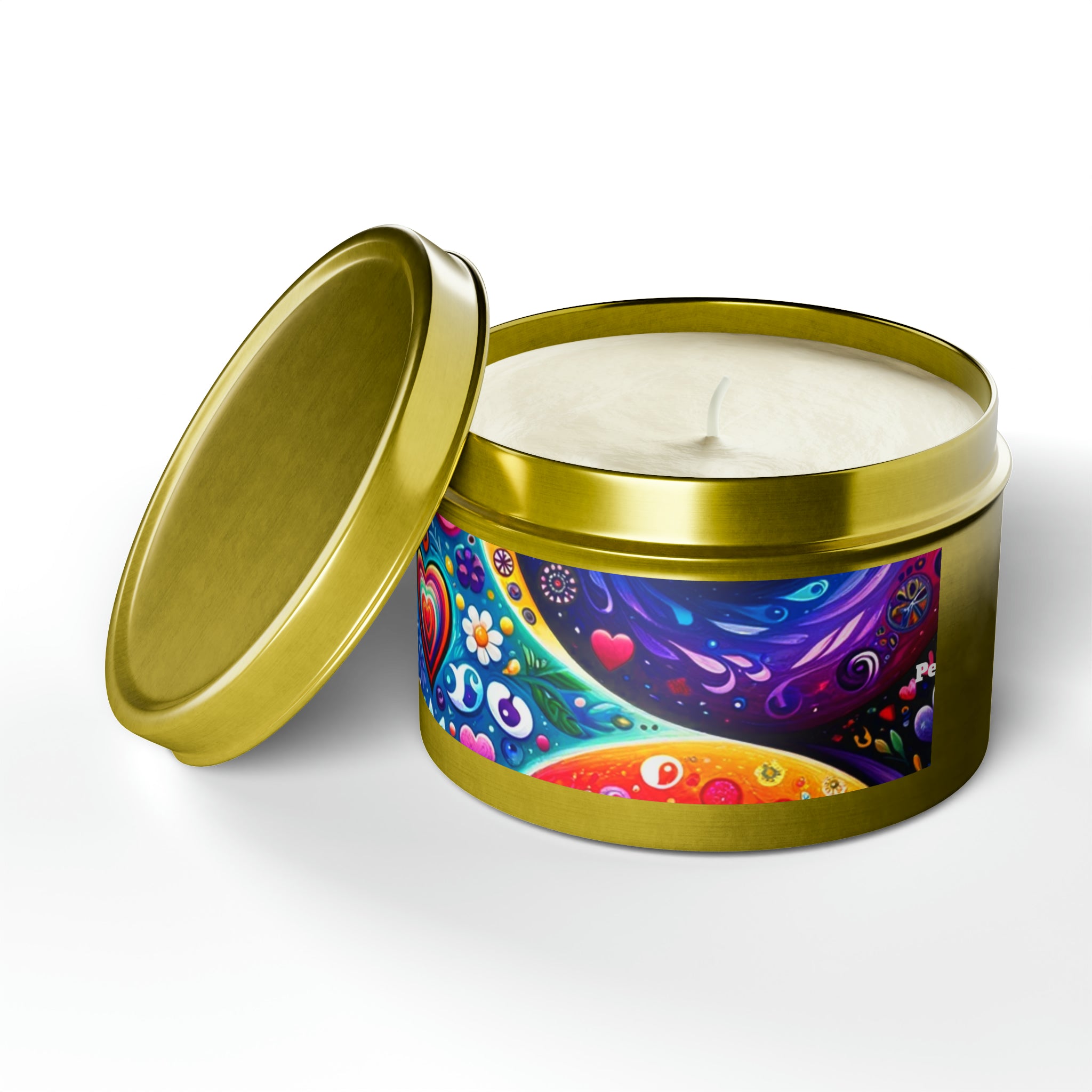 PersonalHour Love and Peace Tin Candles - Personal Hour for Yoga and Meditations