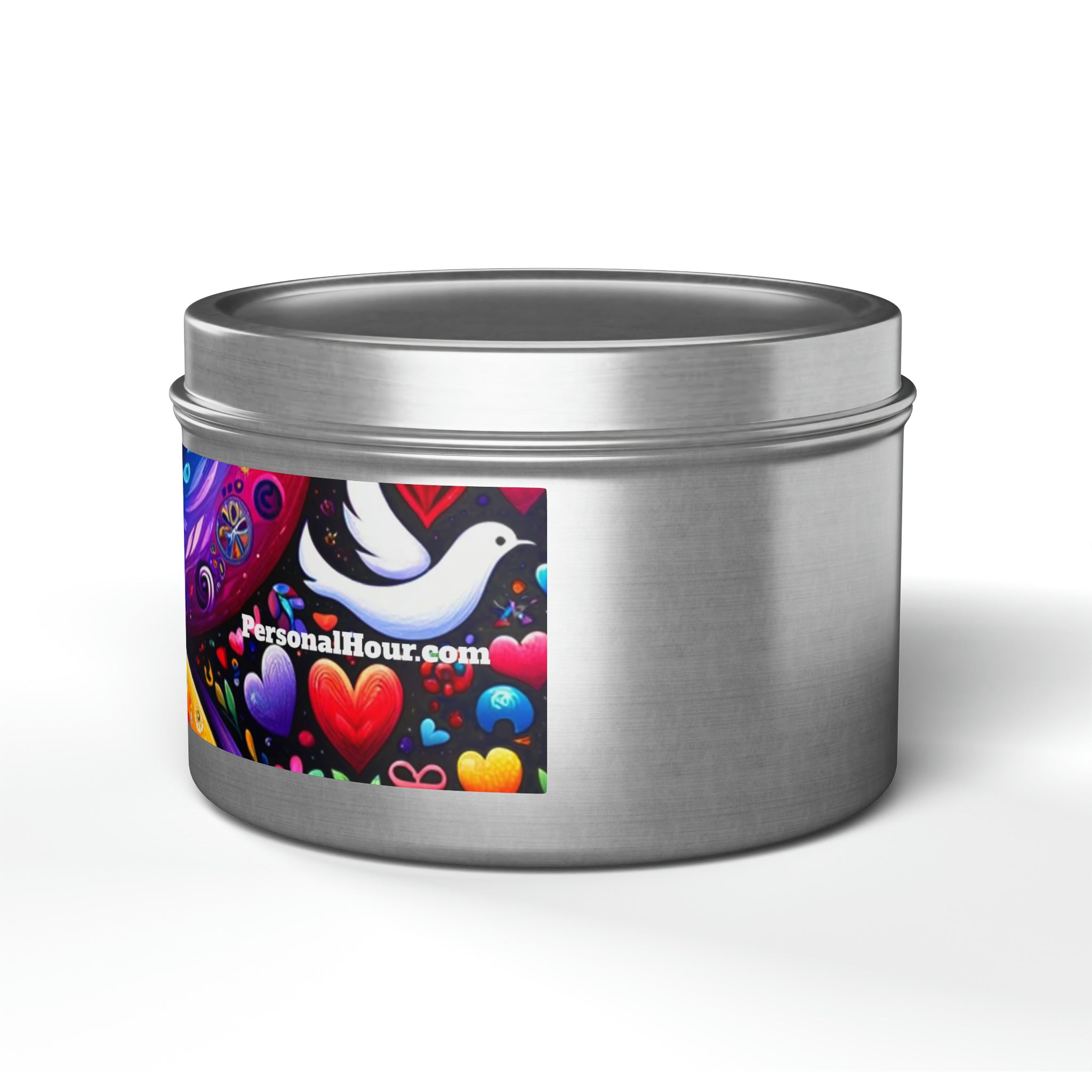 PersonalHour Love and Peace Tin Candles - Personal Hour for Yoga and Meditations