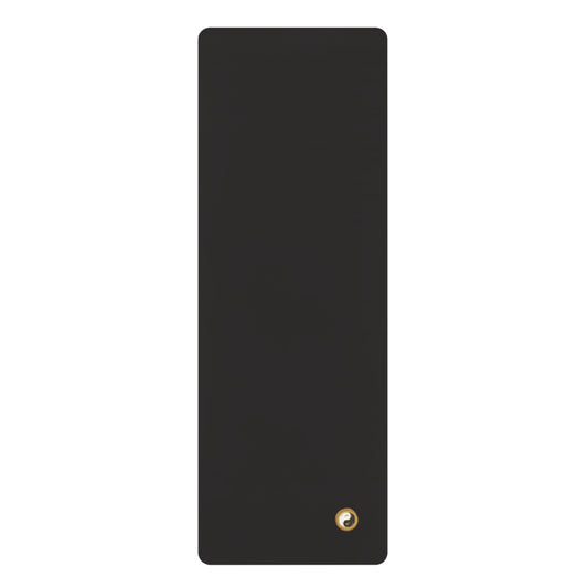 Black Rubber Yoga Mat — Non‑Slip Eco Grip Mat for Home & Studio