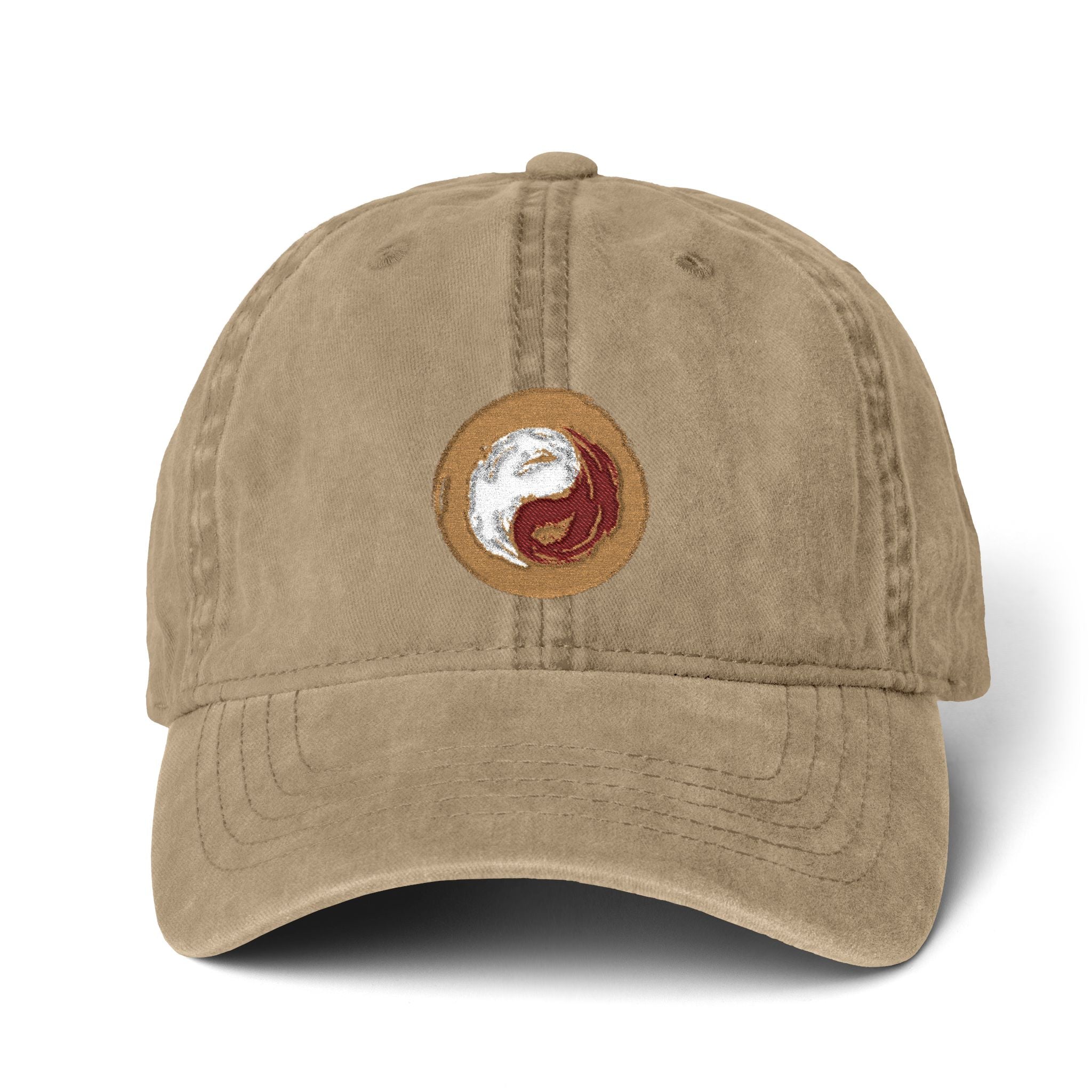Pigment-Dyed Cap with Fashion Undervisor (Embroidery)