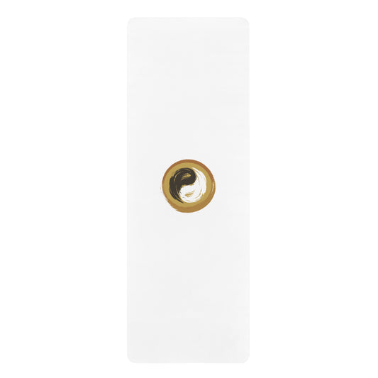 Yin Yang Lotus Rubber Yoga Mat — Non-Slip Eco Exercise Mat