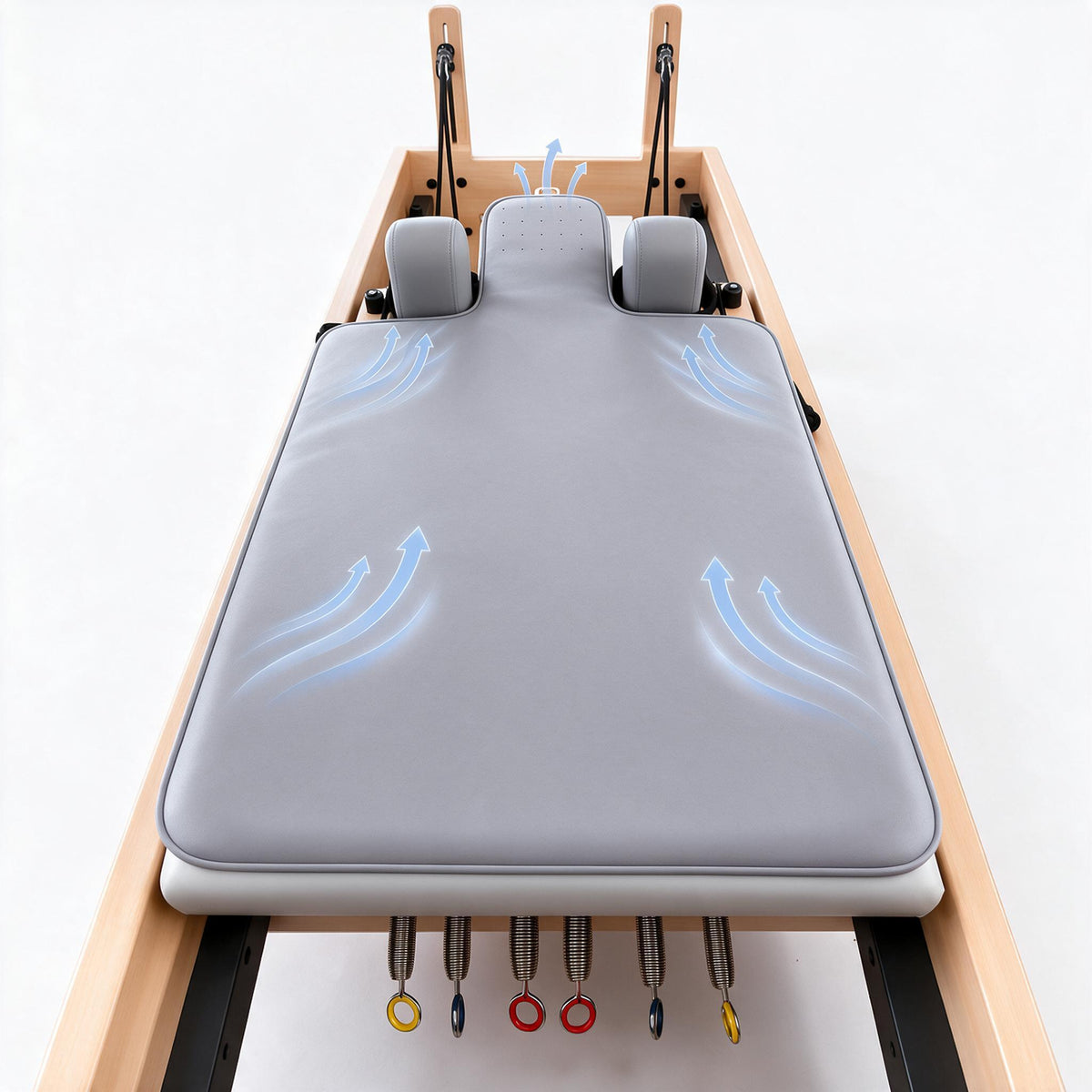 Gel-Infused Foam Cushion for Pilates Reformers - Comfortable, Supportive Padding