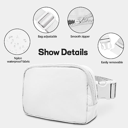 Waterproof Crossbody Belt Bag for Women Fashion Waist Packs with Adjustable Strap for Sport - Personal Hour for Yoga and Meditations