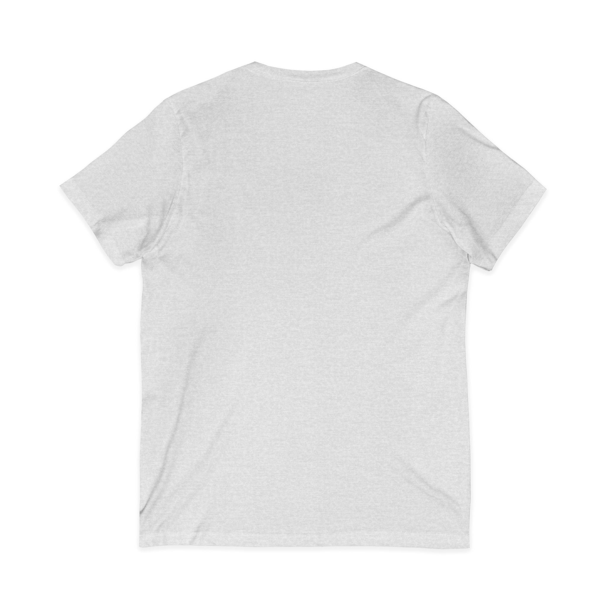 PersonalHour Logo V-Neck Tee — Minimalist Branded White T-Shirt