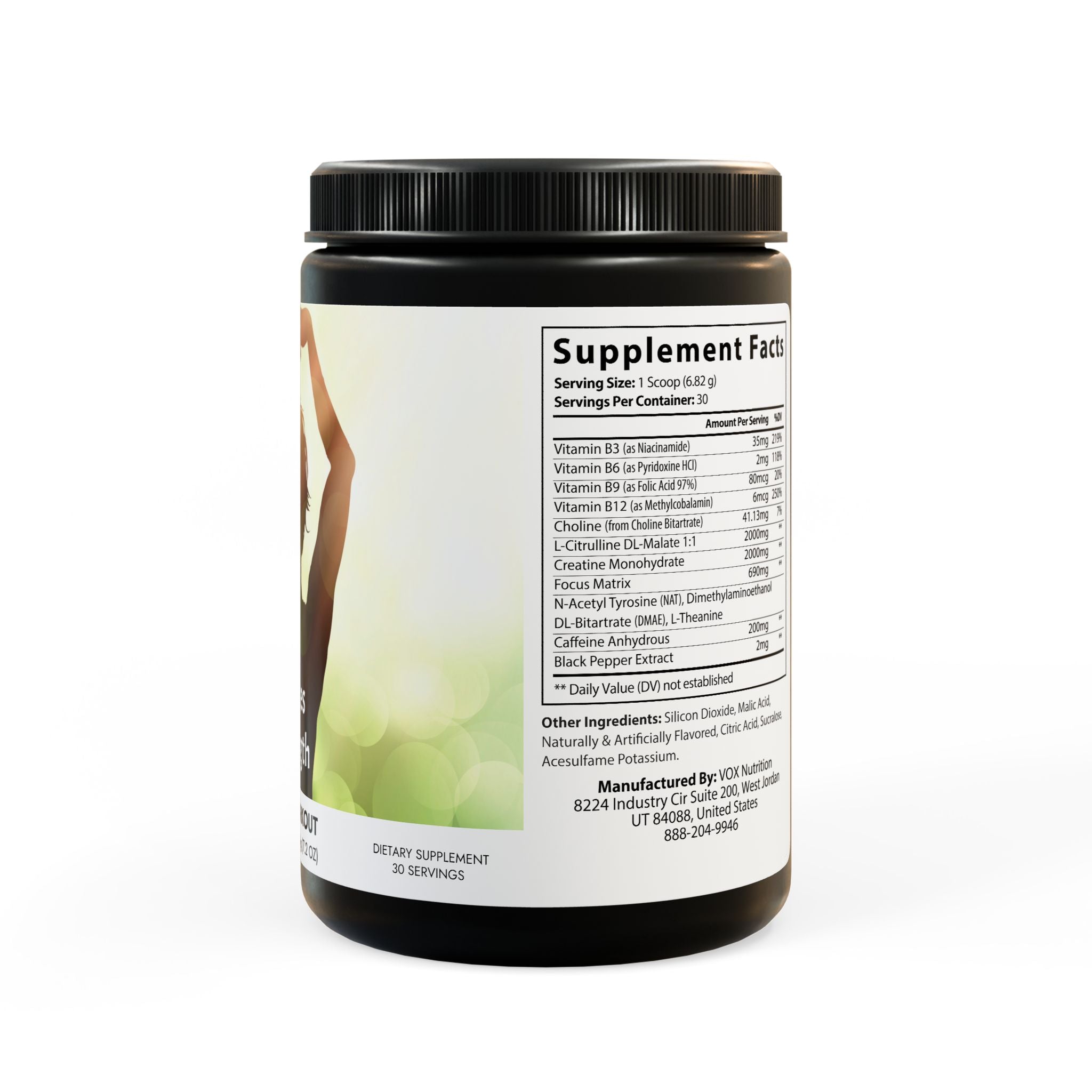 Pilates Strength Pre-Workout Supplement