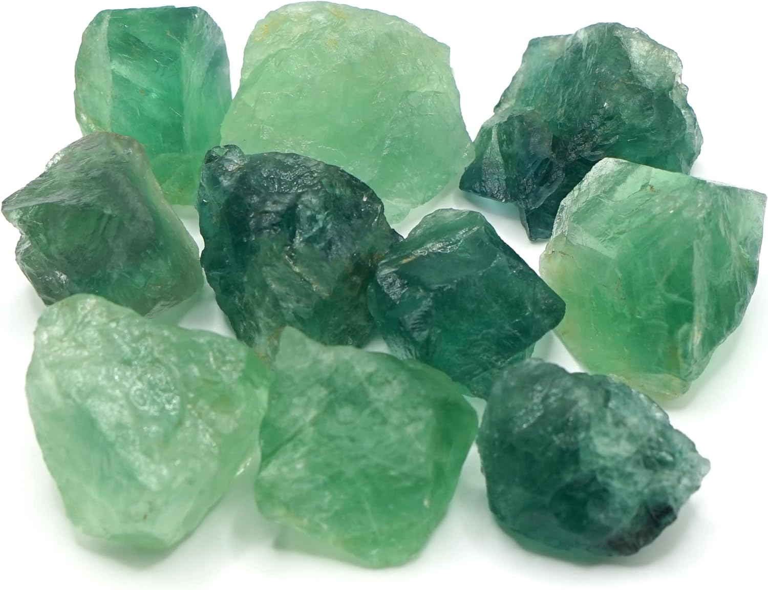 Natural Raw Green Emerald Crystal - Personal Hour for Yoga and Meditations