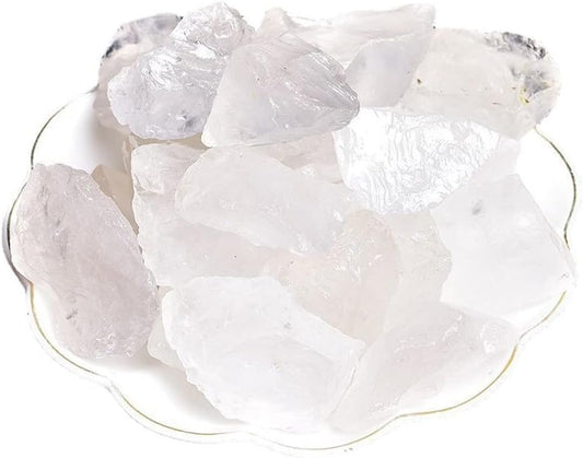 Clear Quartz Raw Crystals - Personal Hour for Yoga and Meditations