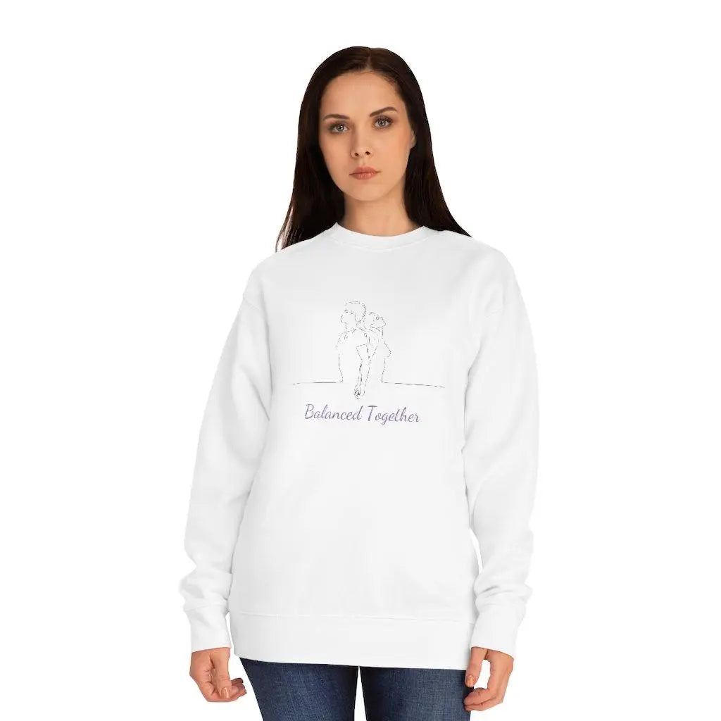 Couple Matching Unisex Crew Yoga and Meditation Sweatshirt - Personal Hour for Yoga and Meditations