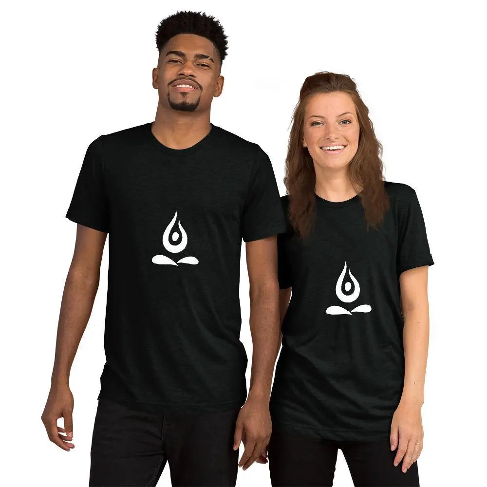 Couple Matching Yoga and Meditation Short Sleeve Unisex T-shirt - Personal Hour for Yoga and Meditations