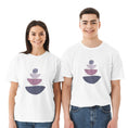 Load image into Gallery viewer, Couple's Crew Neck Cotton Jersey Yoga T-Shirt - Zen Style - Personal Hour for Yoga and Meditations
