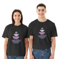 Load image into Gallery viewer, Couple's Crew Neck Cotton Jersey Yoga T-Shirt - Zen Style - Personal Hour for Yoga and Meditations
