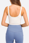 Load image into Gallery viewer, Deep V-Neck Crop Sports and Yoga Bra - Personal Hour for Yoga and Meditations
