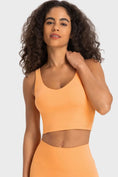 Load image into Gallery viewer, Deep V-Neck Crop Sports and Yoga Bra - Personal Hour for Yoga and Meditations
