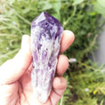 Load image into Gallery viewer, Elestial Amethyst Points - Personal Hour for Yoga and Meditations
