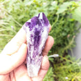 Load image into Gallery viewer, Elestial Amethyst Points - Personal Hour for Yoga and Meditations
