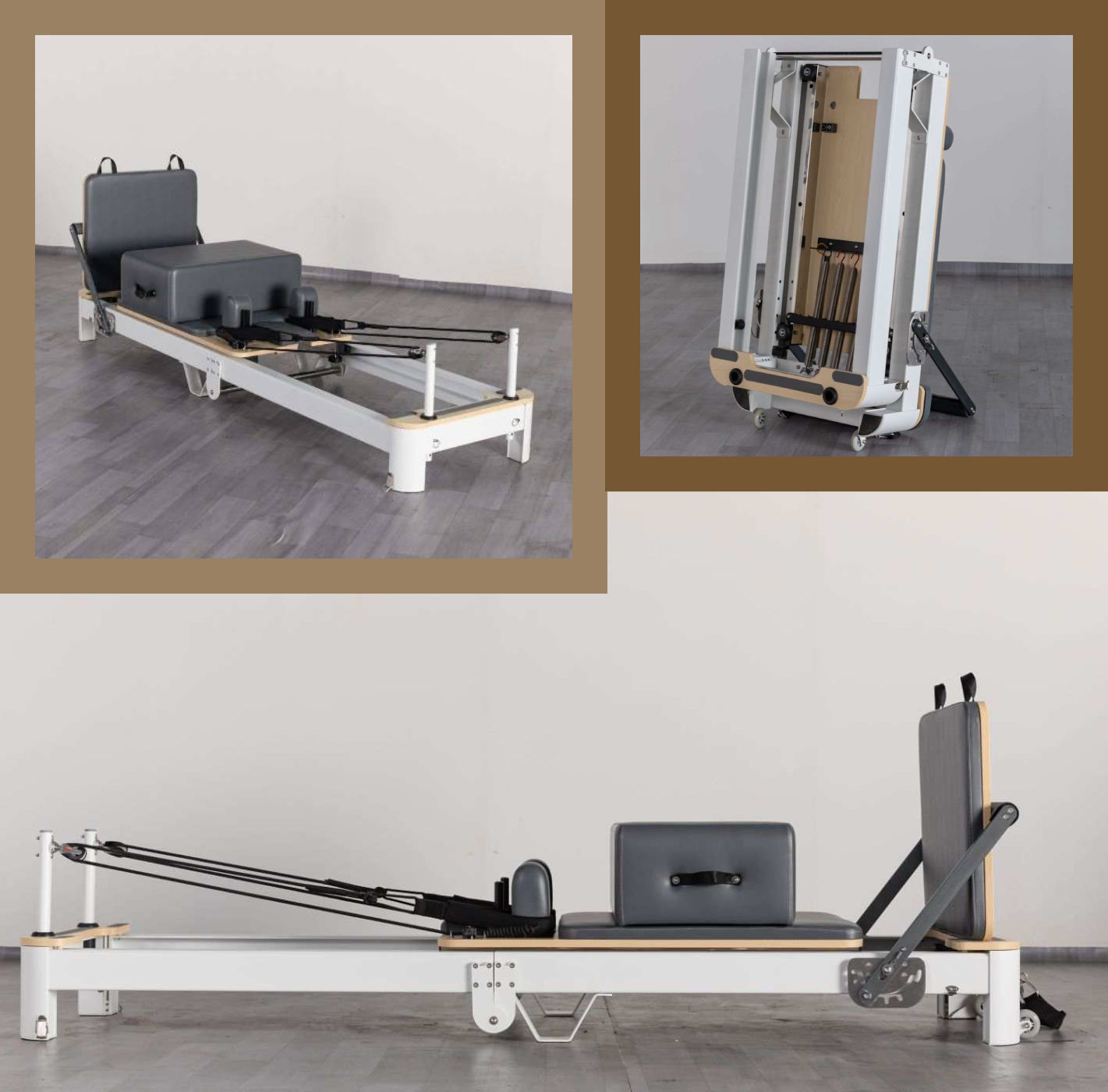 Le Palier 2.7 - High Legs - Premium Pilates Foldable Pilates Machine - Personal Hour for Yoga and Meditations 