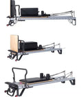 Load image into Gallery viewer, Aluminum Adjustable Pilates Reformer with Sitting Box and Board - Personal Hour for Yoga and Meditations 
