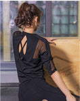 Load image into Gallery viewer, Yoga Top Fitness Shirt -Top Summer Mesh Hollow Sportswear - Personal Hour for Yoga and Meditations 
