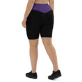 Load image into Gallery viewer, High-waisted Oversized Yoga Shorts With Pocket - Personal Hour for Yoga and Meditations
