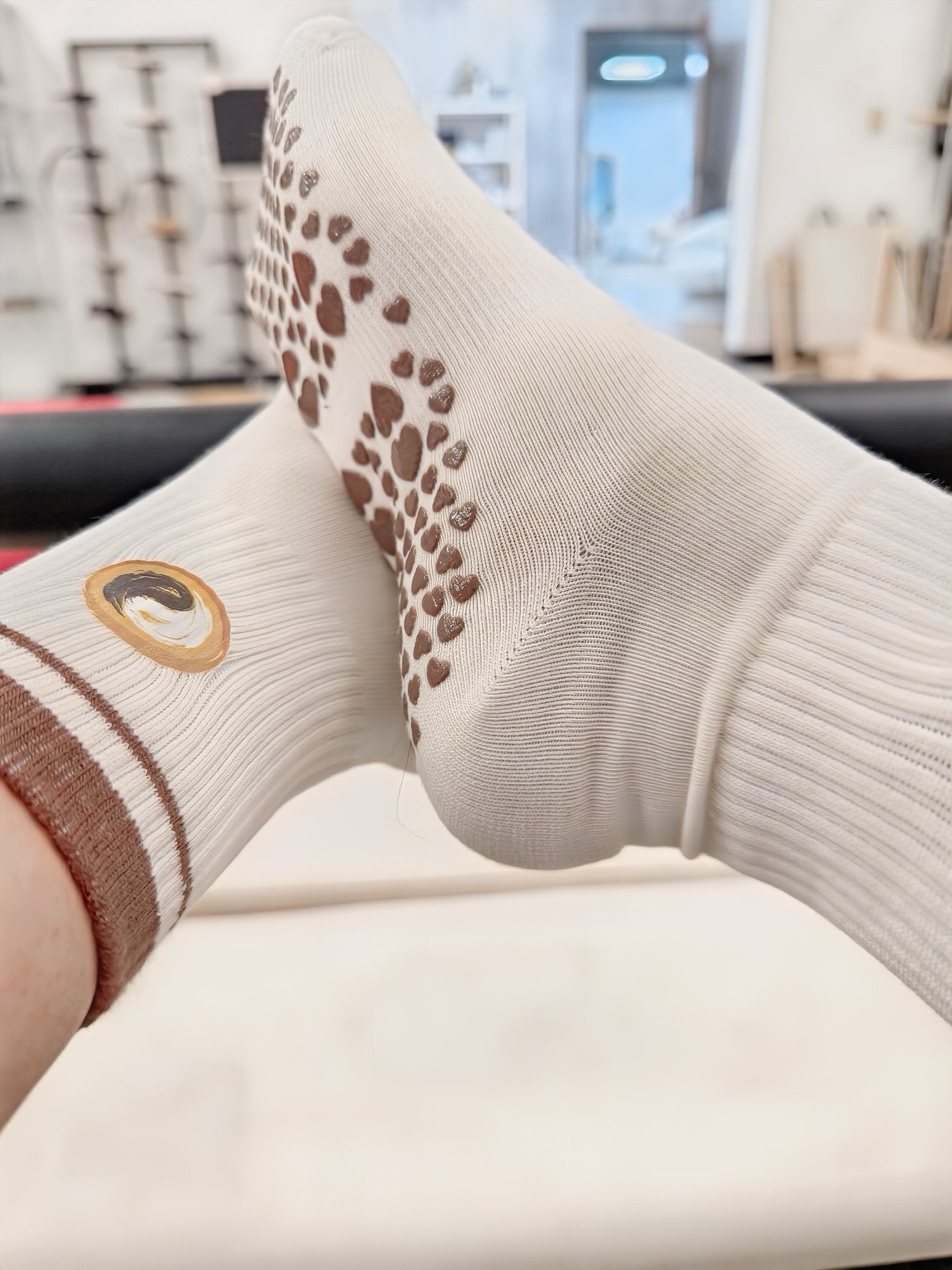 PersonalHour Pilates Socks — Heart Grip Edition AC022