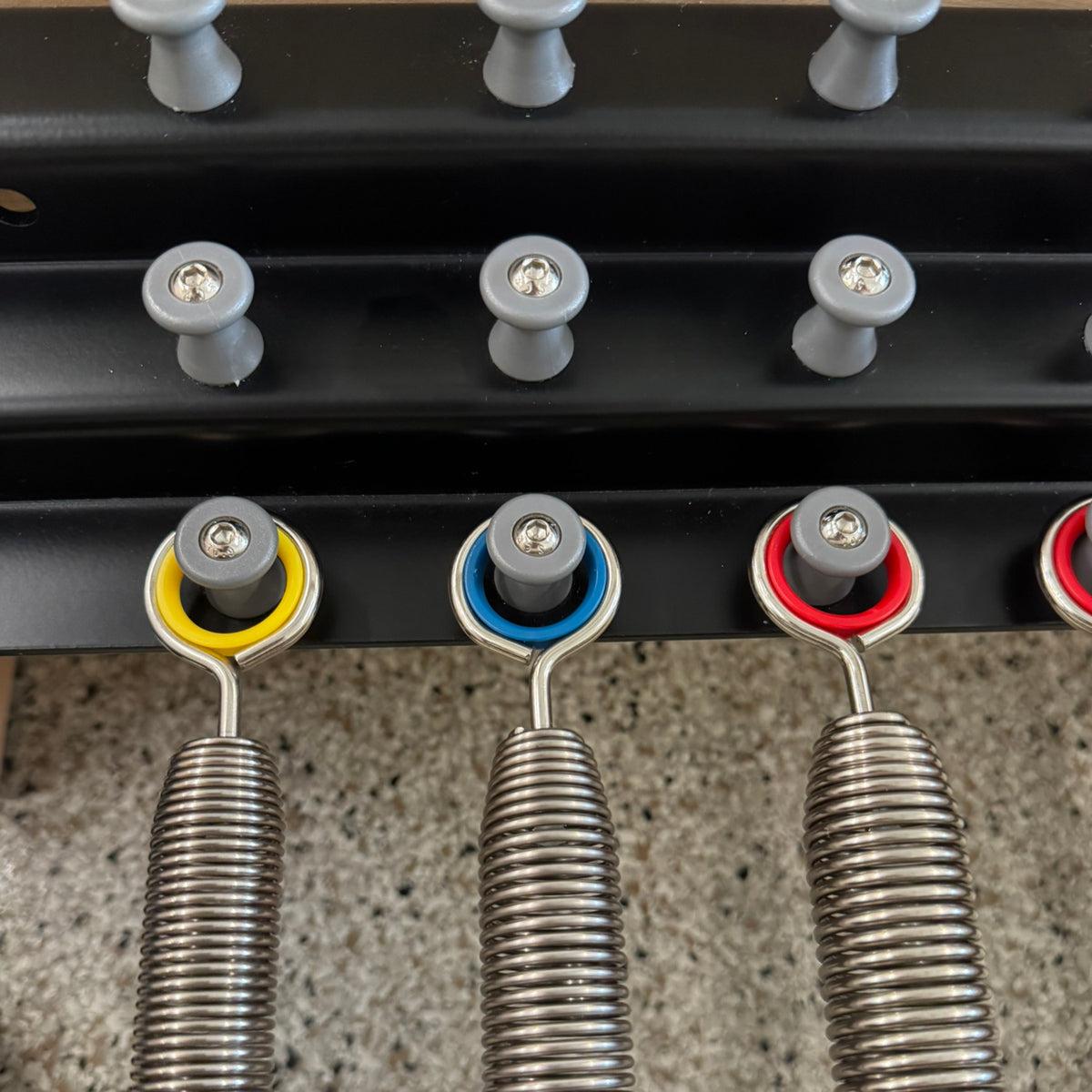 PersonalHour Pilates Reformer Springs – Silver and Colored with Screw-In Hook Ends - PA001V3