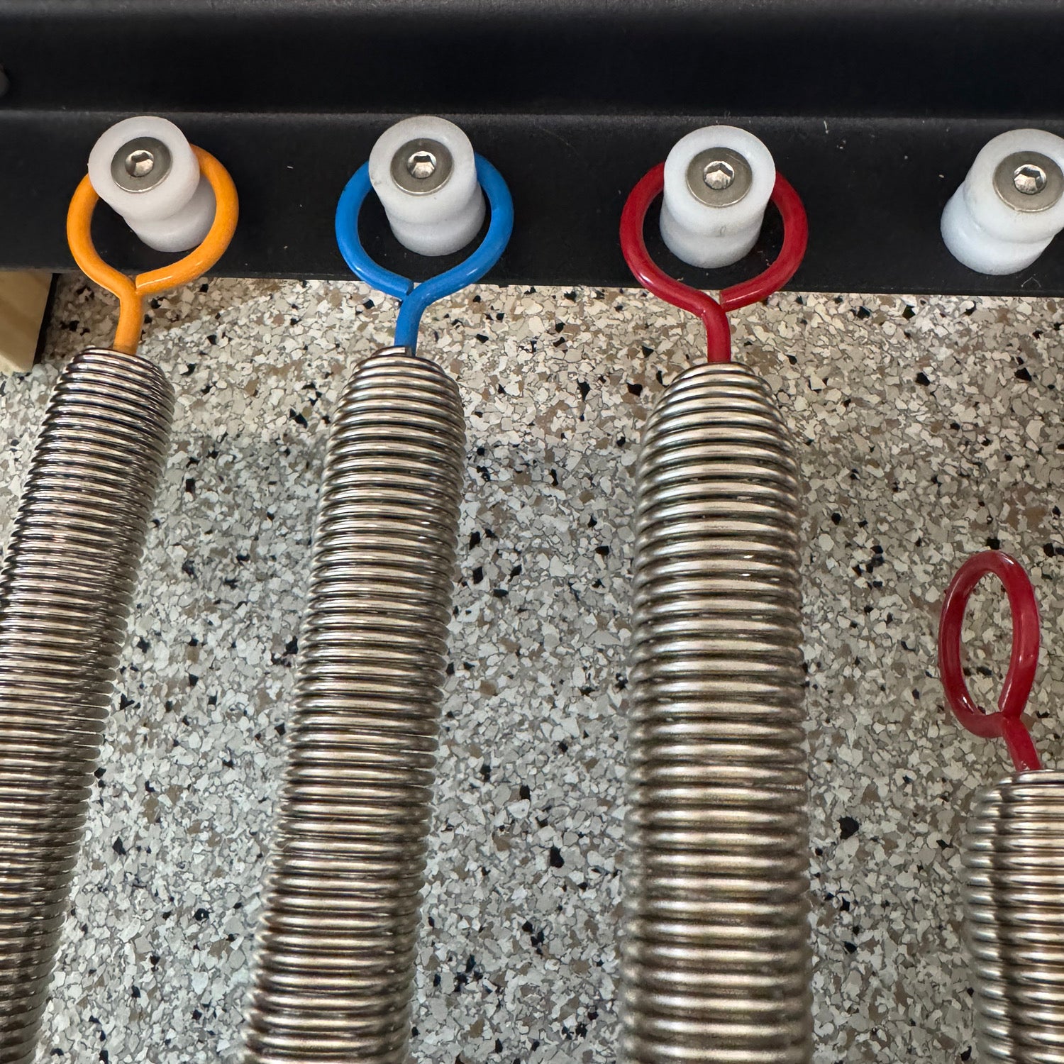 PersonalHour Pilates Reformer Springs – Fully Colored with Screw-In Hook Ends